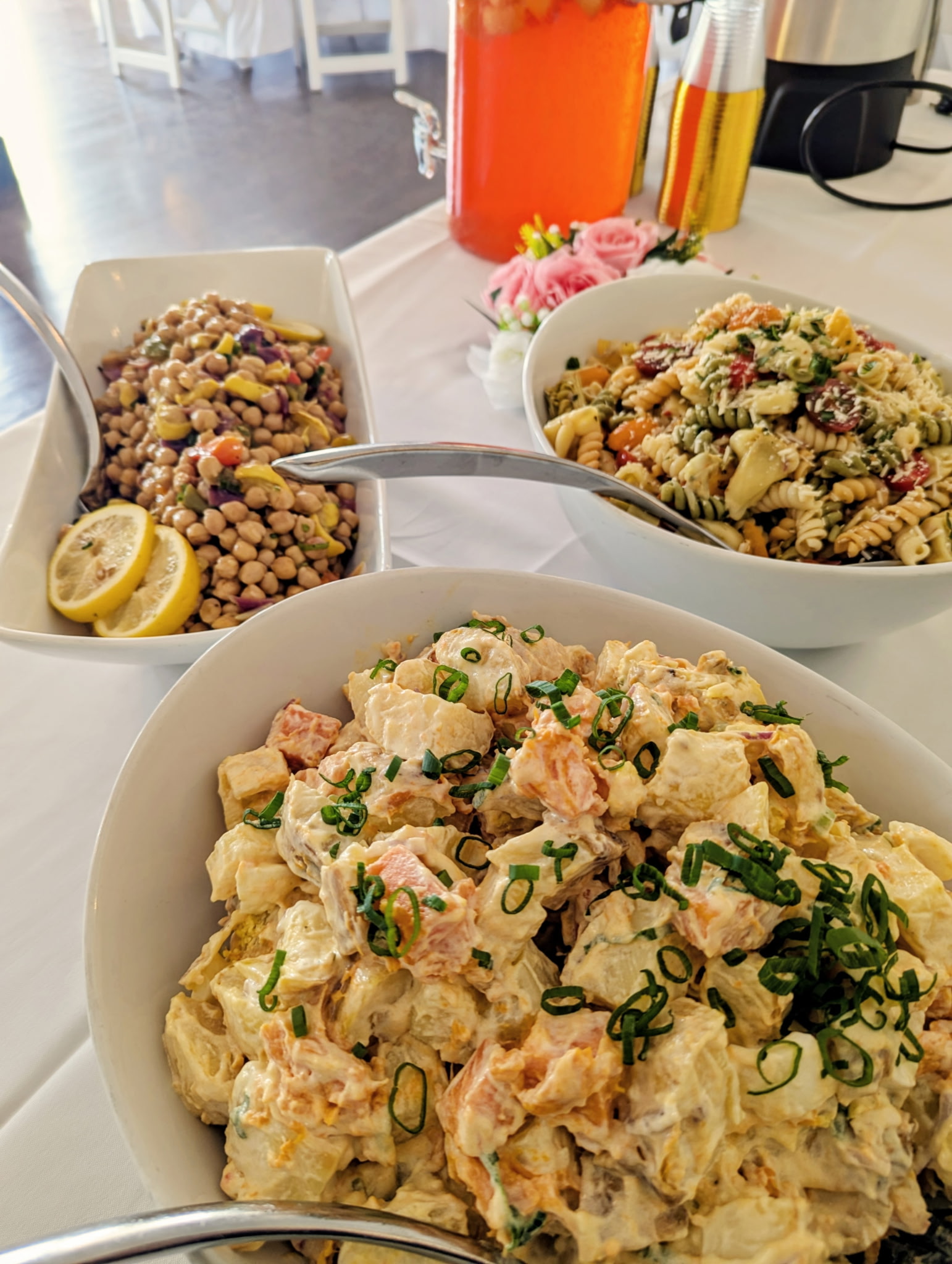 Trio of seasonal salads
