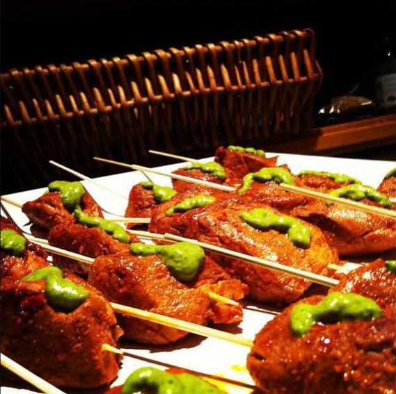 Chimichurri skewers